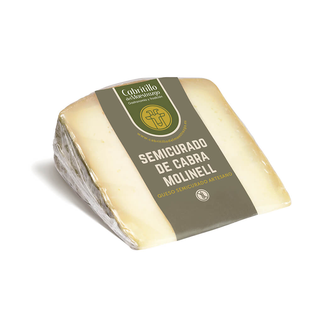 queso semicurado de cabra artesanal